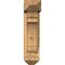 Ekena Millwork Olympic Arts and Crafts Smooth Bracket w/ Offset Brace, Western Red Cedar, 5 1/2"W x 14"D x 22"H BKT0604X14X22OLY03SWR - alternate 3